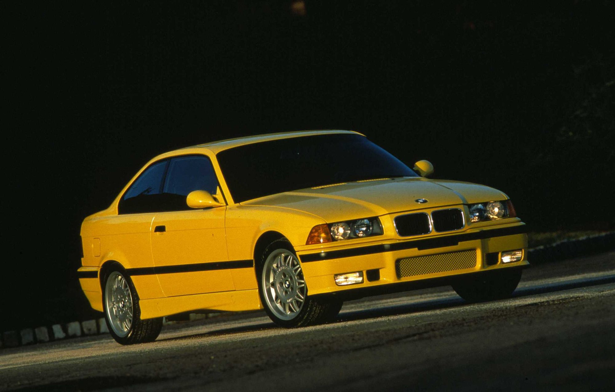 1995 BMW E36 M3 in Dakar Yellow